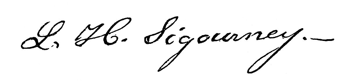 Signature of L. H. Sigourney