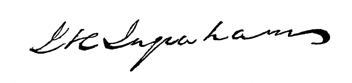 Signature of J H Ingraham