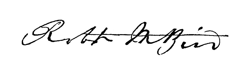 Signature of Robert M. Bird