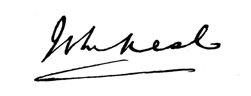 Signature of John Neal