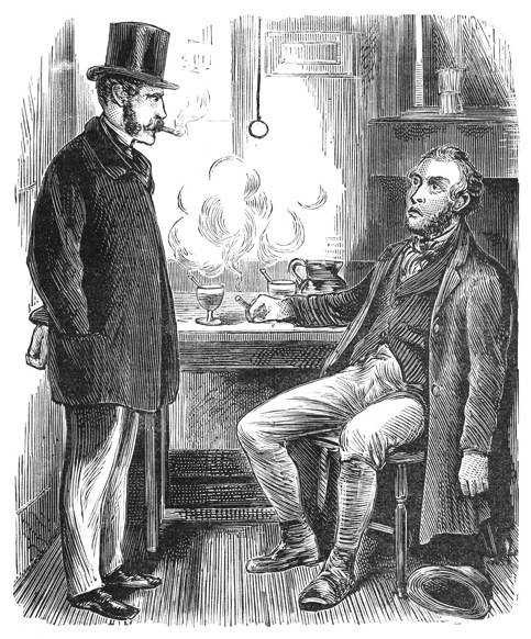 Illustration: BOURNE QUESTIONING RAWTON.