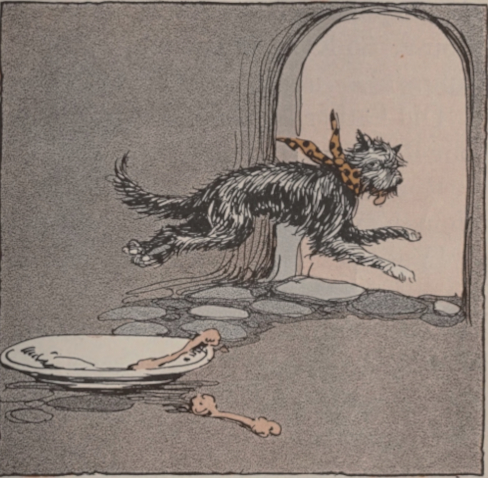 “Whisk! with a bound he was gone!”