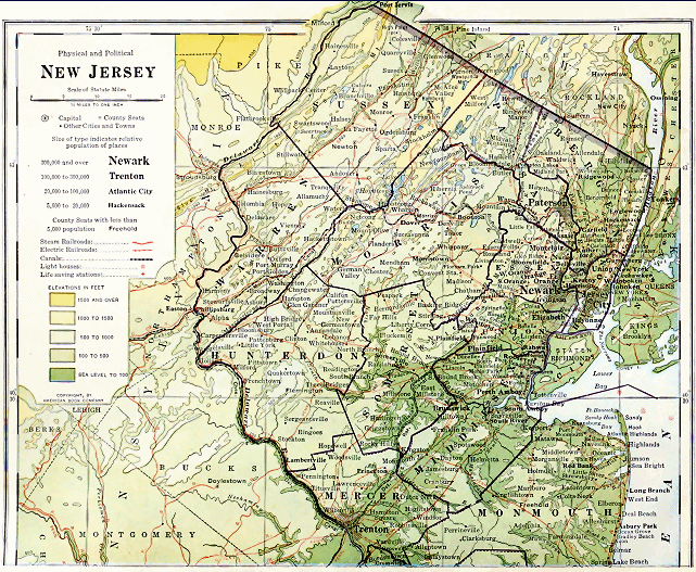 Geography of New Jersey, by Henry Snyder—A Project Gutenberg eBook