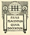 (decorative,
publisher’s mark) PRIUS PLACENDUM QUAM DOCENDUM