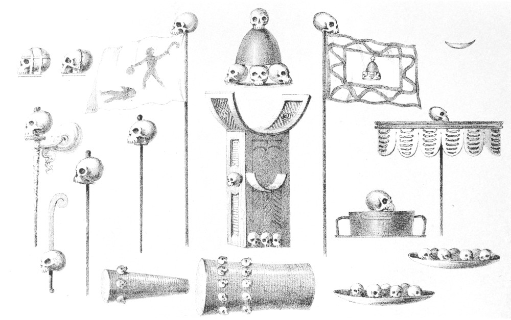 Skull Ornaments and Banners of Dahomey