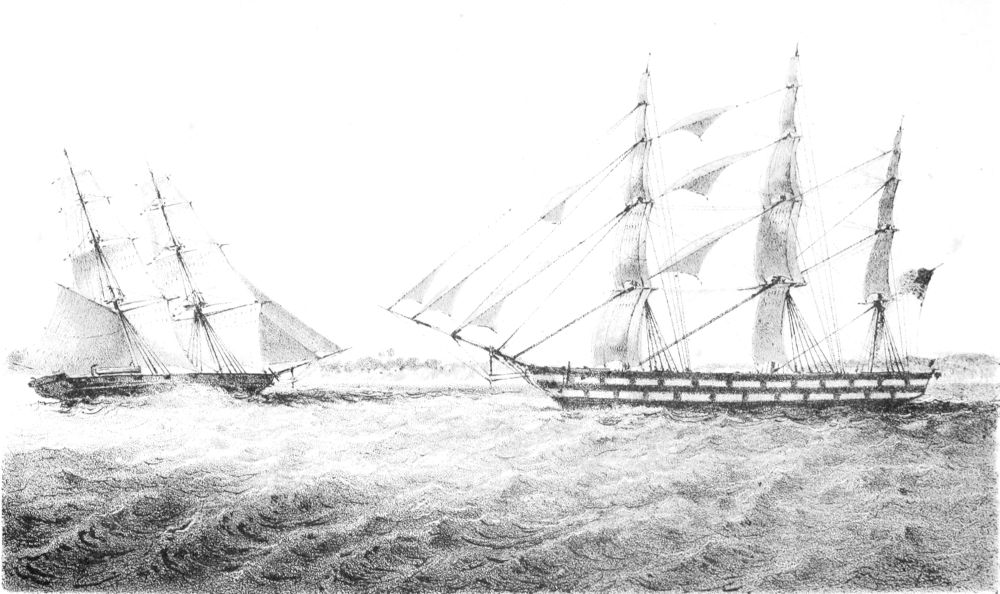 U.S. Brig Perry American Slave Ship Martha