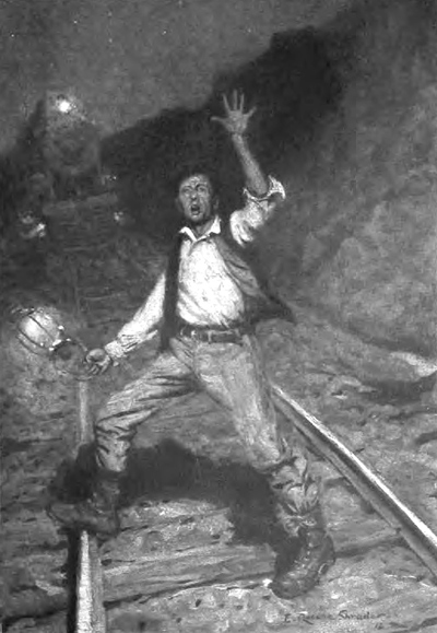 Thanks to the man with the red lantern, there were half a
dozen car-lengths to spare between the two trains.