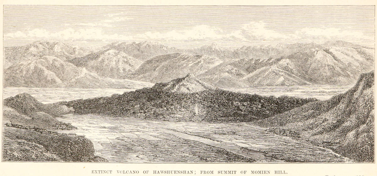 EXTINCT VOLCANO OF HAWSHUENSHAN; FROM SUMMIT OF MOMIEN HILL