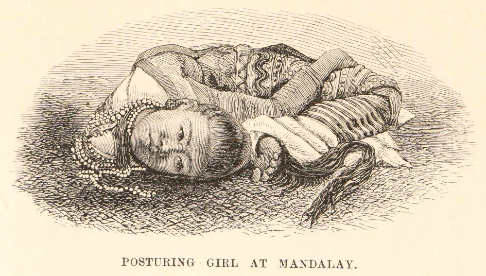 POSTURING GIRL AT MANDALAY