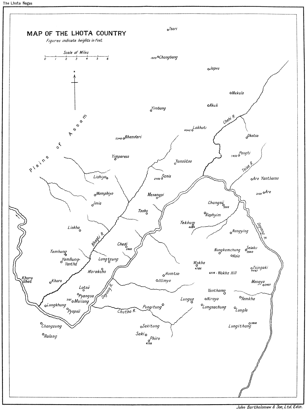 MAP OF THE LHOTA COUNTRY