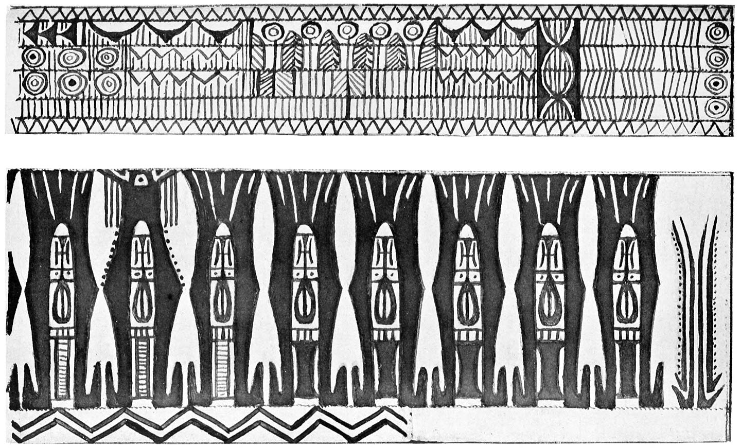 Ornamentation of Median Band of Rükhusü.