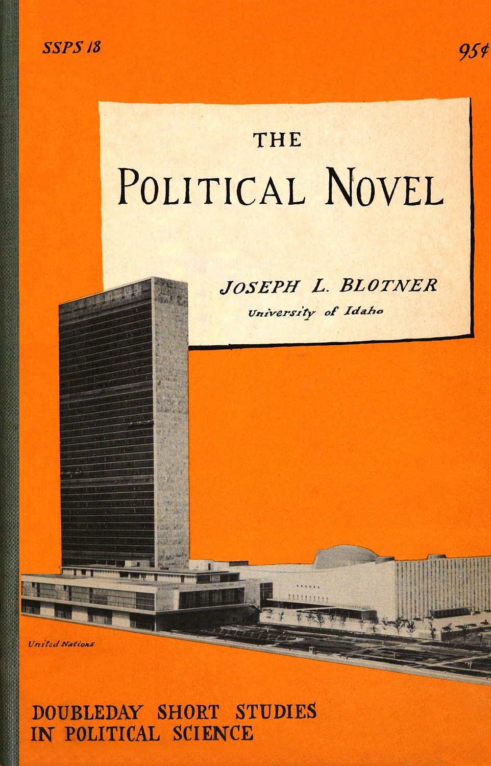 The Political Novel By Joseph L Blotner A Project Gutenberg Ebook