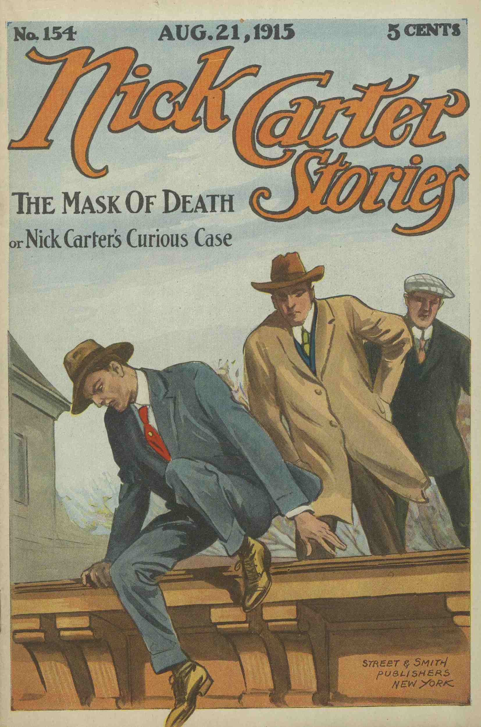 The Project Gutenberg eBook of The Mask of Death, by Nick Carter.