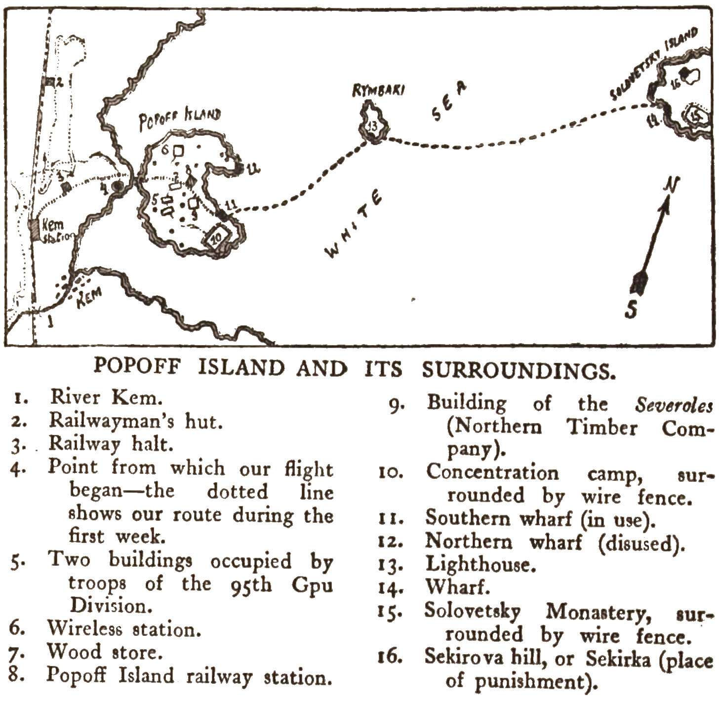 Popoff Island and its Surroundings