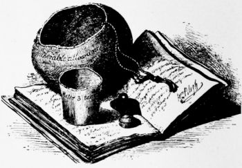 gourd and book
