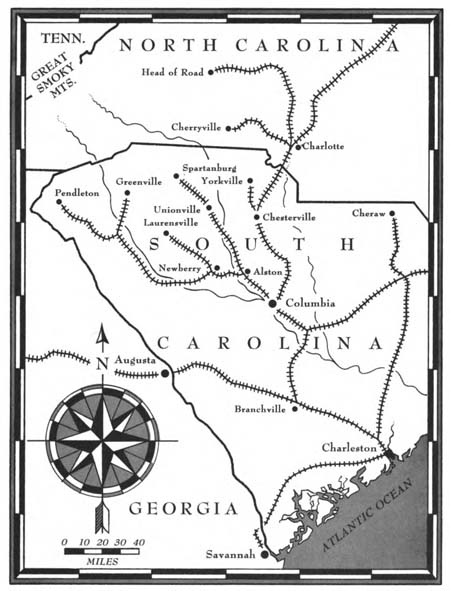 South Carolina Railroads, 1863