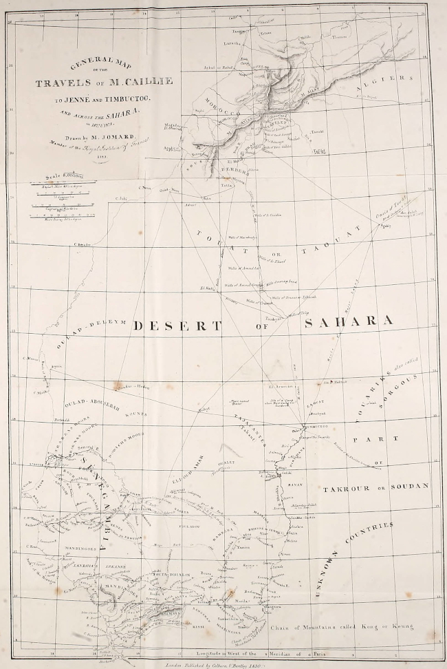 The Project Gutenberg eBook of Travels through Central Africa to Timbuctoo  and across the Great Desert to Morocco performed in the year 1824-1828, in  Two Volumes, Vol. II by Réné Caillié