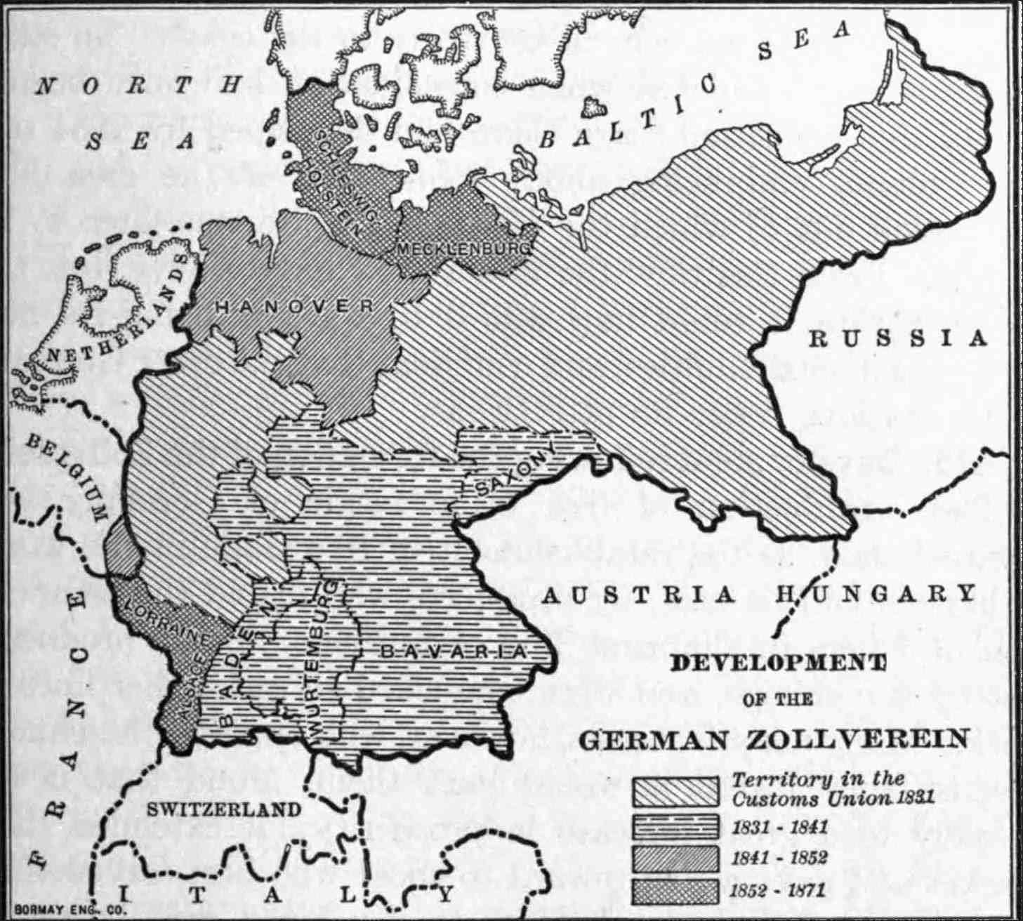 development of the german zollverein