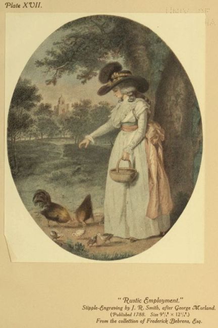 a woman feeding hens
