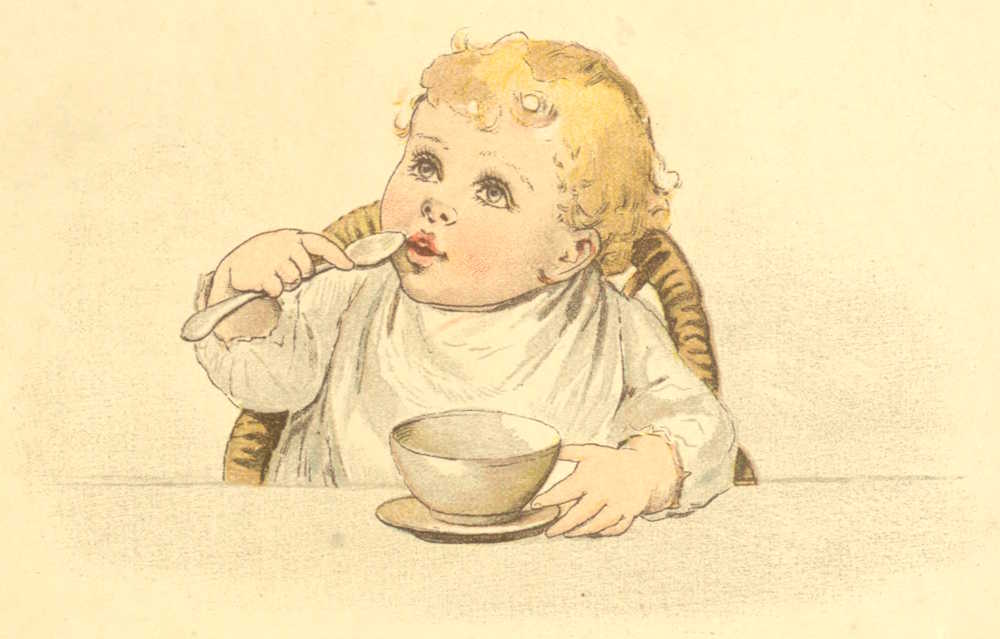 Baby eating