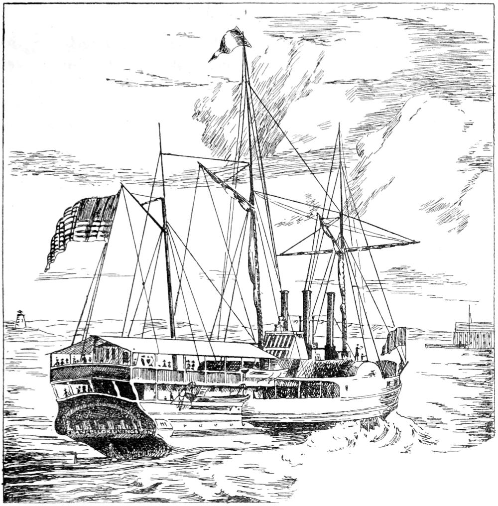 Two green and two clear glass fishing floats, a two masted and a three  masted ship in bottle, and a