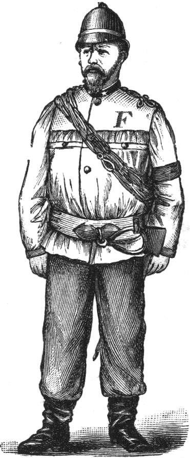 Oswald Faber in Feuerwehrmontur.