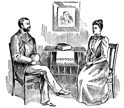 Man and woman sitting