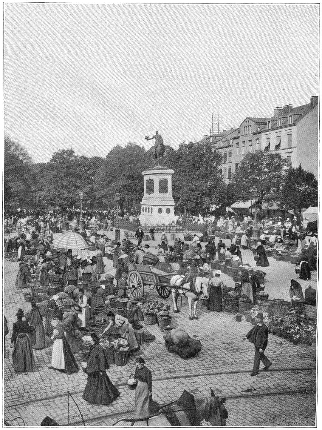 Standbeeld van Koning Willem II in Luxemburg.