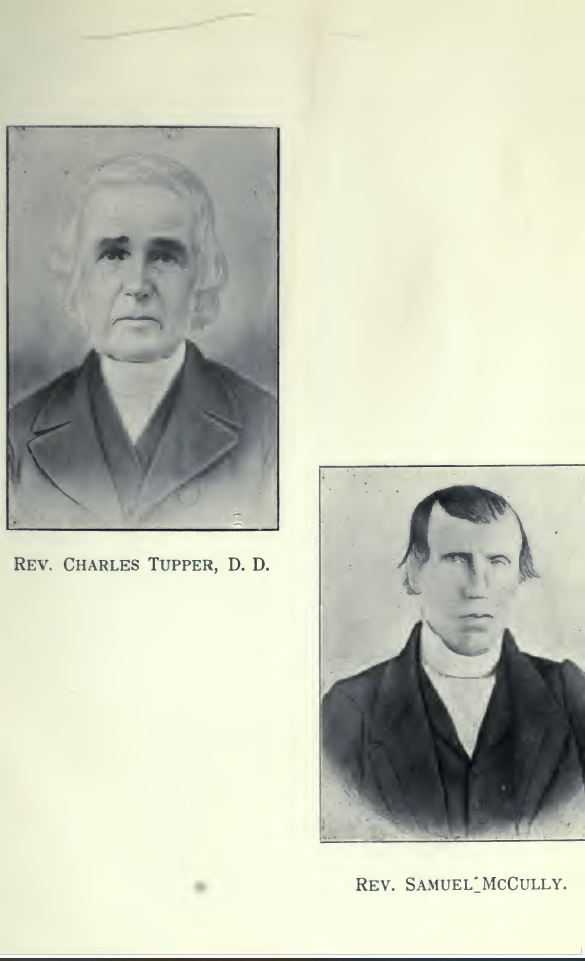 Reverend Charles Tupper, D. D., and Reverend Samuel McCully.