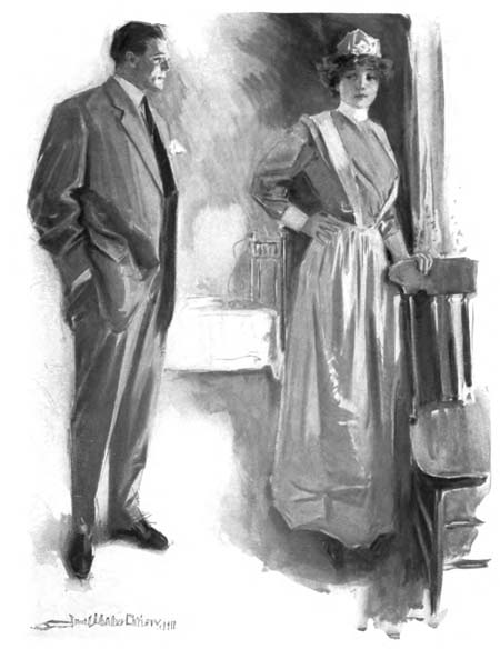 Tommy and Tish discussing the events of the previous night