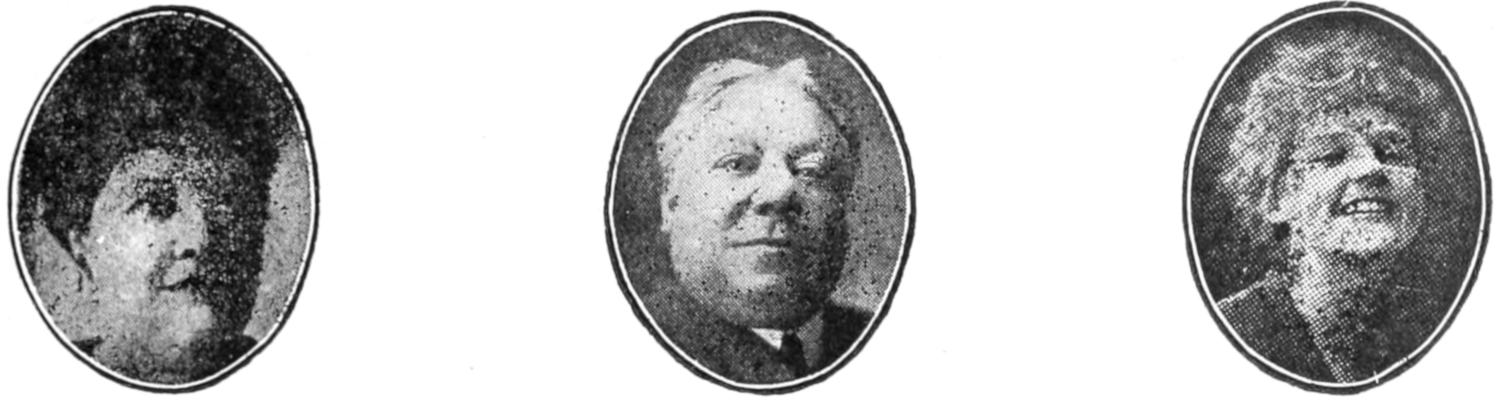 Three photographic portraits