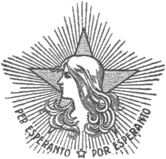 Devizo: Per Esperanto. Por Esperanto.