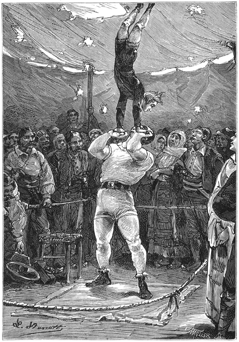 En maakte kunsttoeren met zijn jeugdigen makker. (Bladz. 168.)