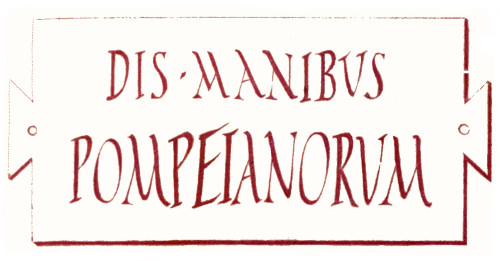 DIS MANIBUS POMPEIANORUM