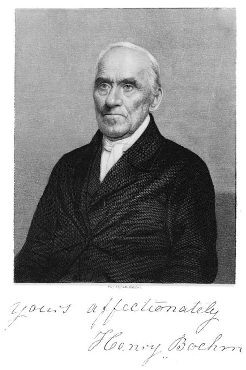 [photographic portrait of
  Henry Boehm] Eng. by A. R. Ritchie. [signed below] yours affectionately Henry
  Boehm [another handwritten addition reads: b. June 8, 1775—d. 1875.]