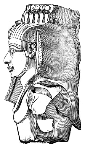 Side view of the Younger Memnon.