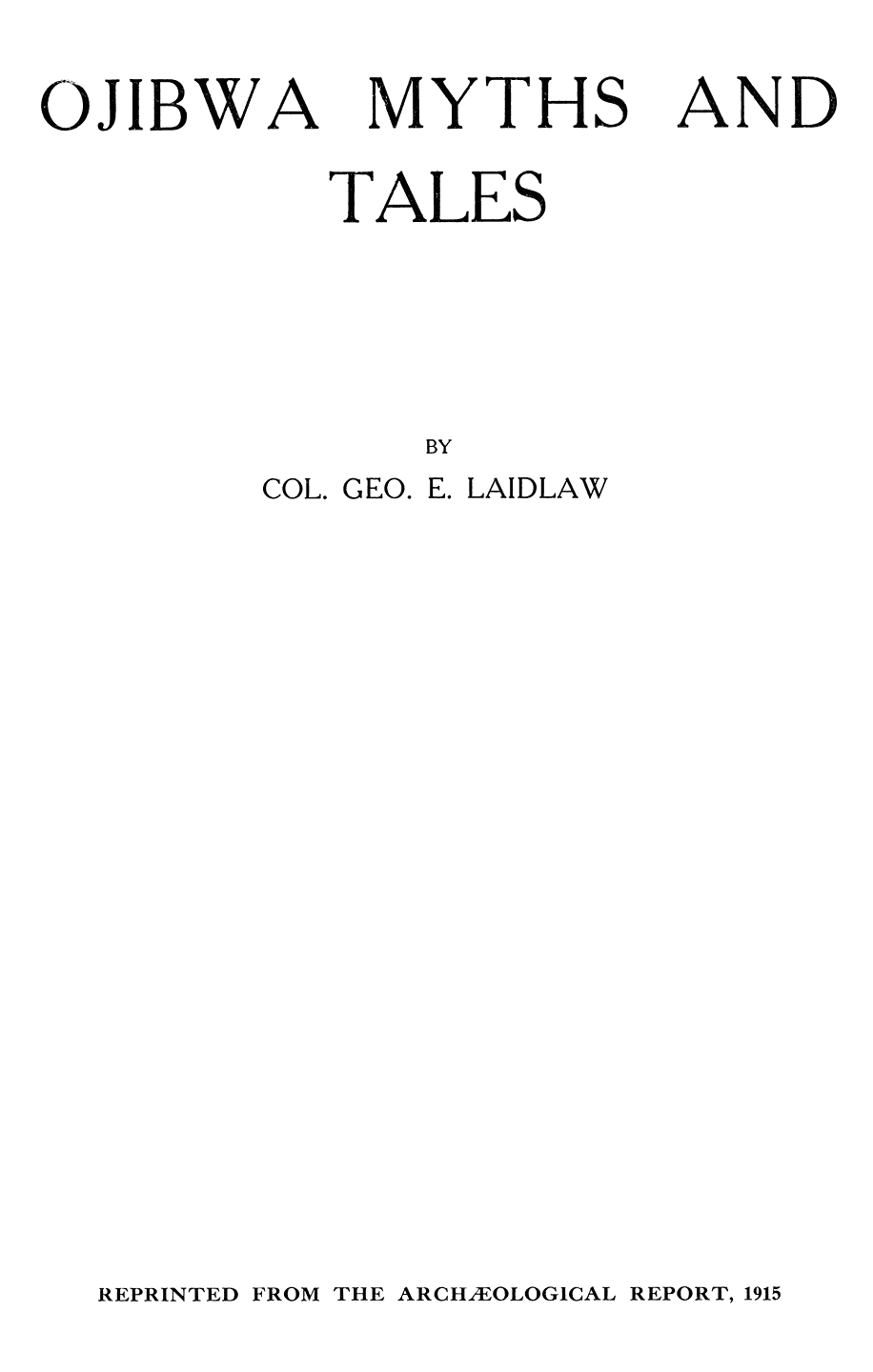 Original Title Page.