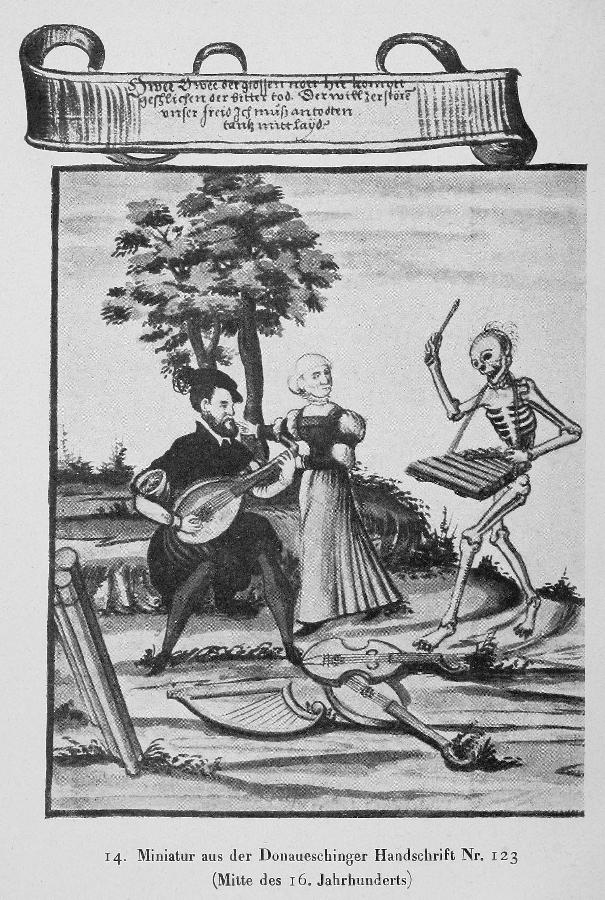 Miniatur aus der Donaueschinger Handschrift Nr. 123