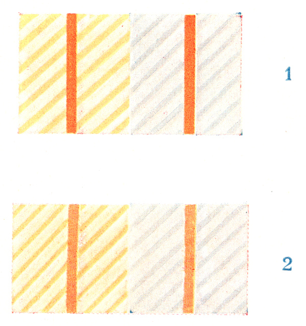 Colour contrasts-stripes