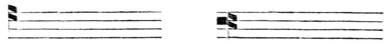 Old notation for these clefs