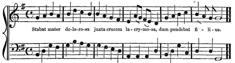 Modern music notation