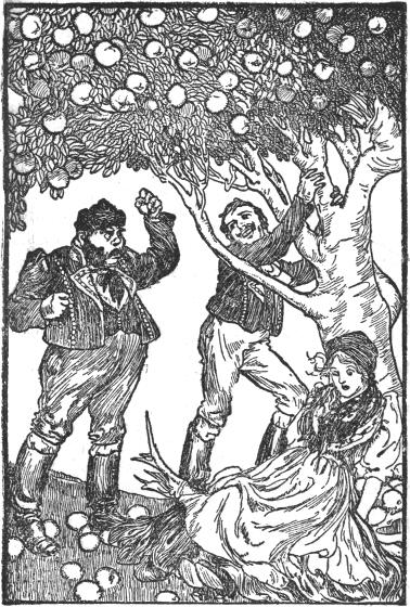 Koranda jól megrázta az almafát.