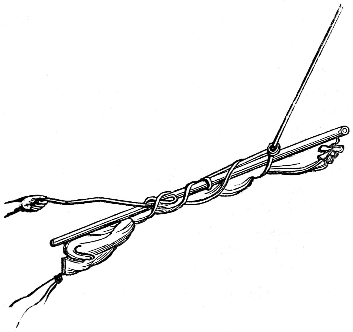 Bending studding-sails