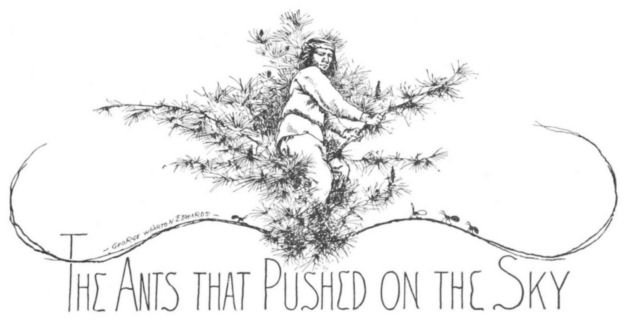 Decorative title: The Ants That Pushed on the Sky