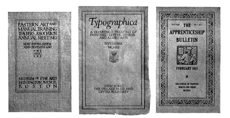 Three different cover designs