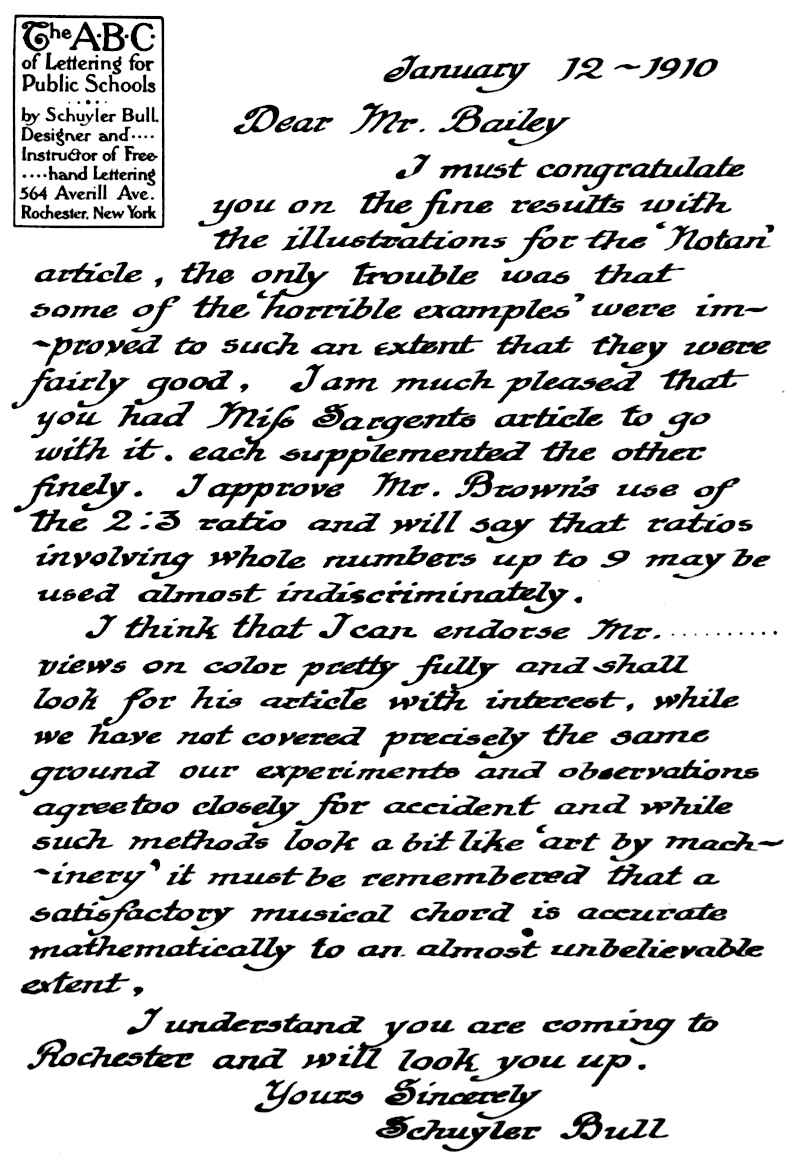 Page with handwritten italic text