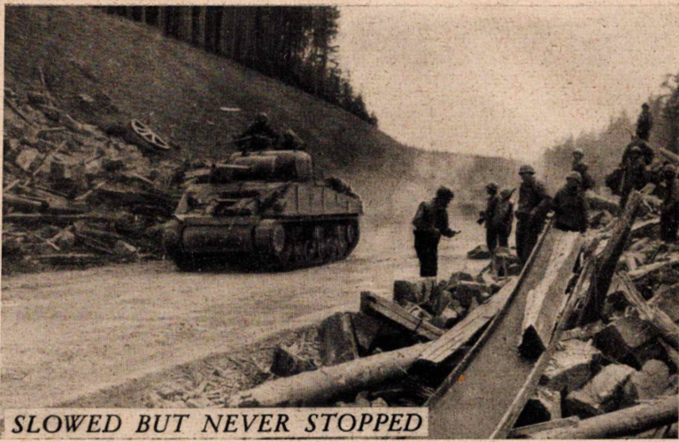 Slowed but never stopped