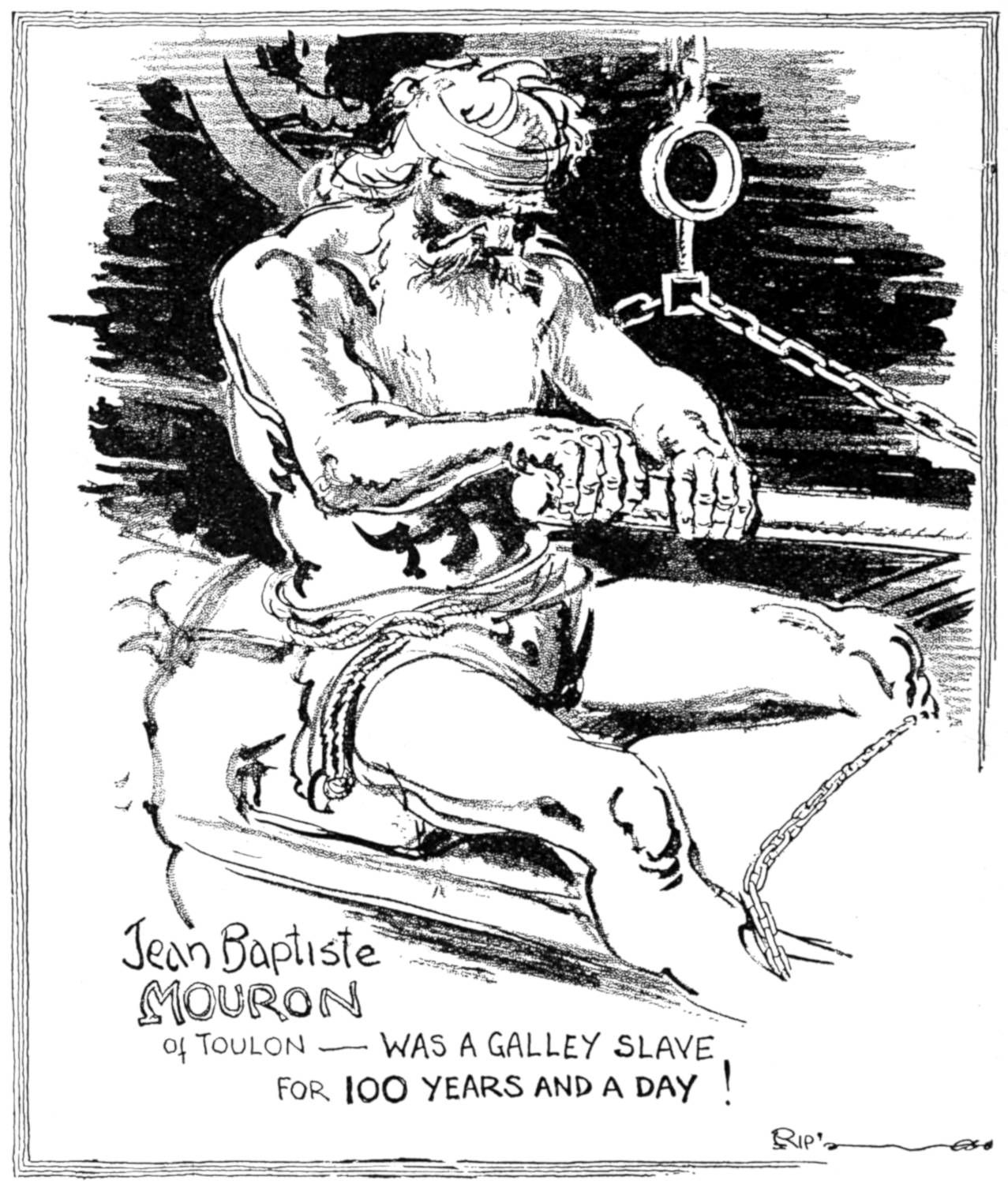 Galley slave rowing