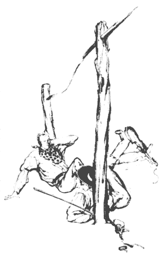 man on ground after being caught in hitch rack