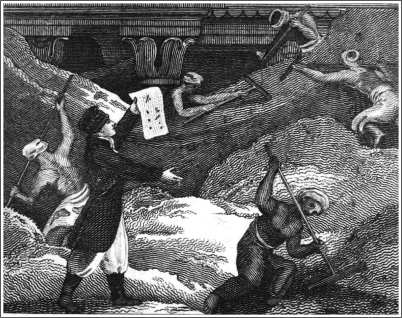 Belzoni directing the clearnce of sand